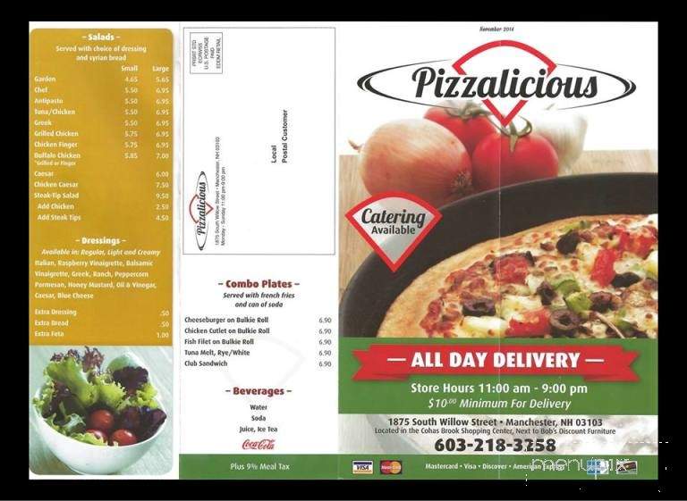 /380340143/Pizzalicious-Manchester-NH - Manchester, NH