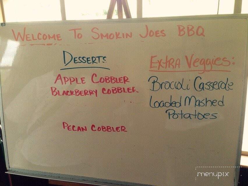 Smokin' Joe's Bar-B-Que - Maryville, TN menu_pic