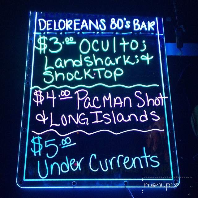 Deloreans - McAllen, TX menu_pic
