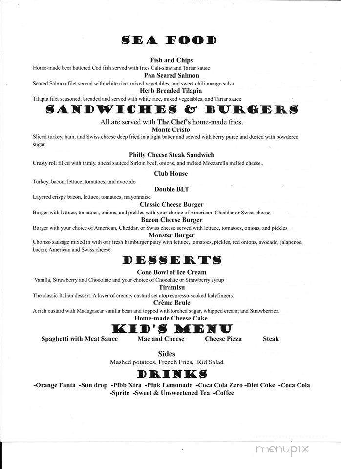 Chef and Crew - McMinnville, TN menu_pic
