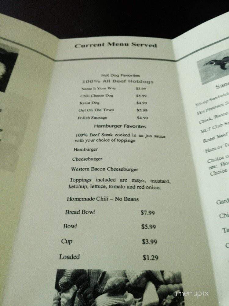 At the Pier - Merced, CA menu_pic