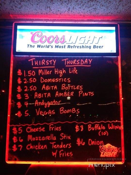 J B's Bar & Grill - Metairie, LA menu_pic