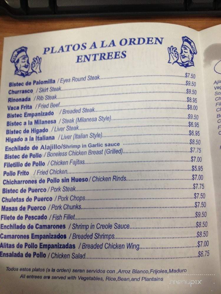 Don Toston - Miami, FL menu_pic