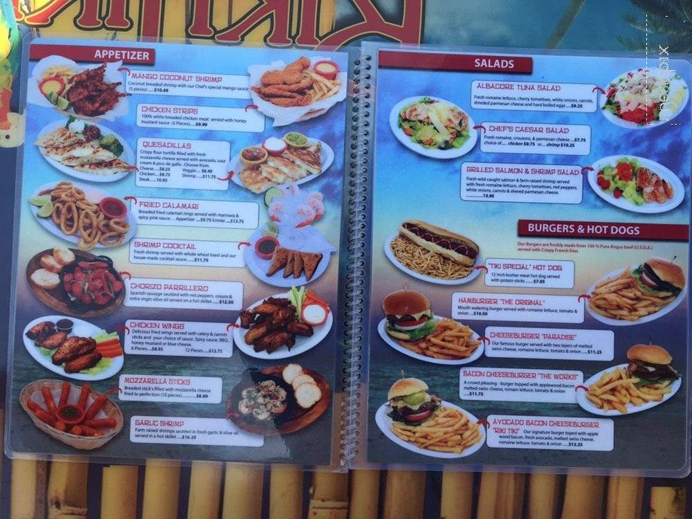 Ricky Tiki Bar & Grill - Miami Beach, FL menu_pic