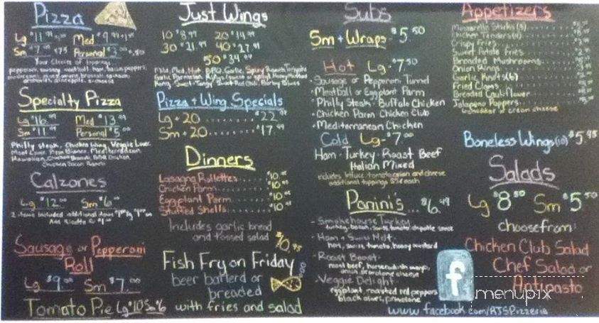 R J's Pizzeria - Middleville, NY menu_pic