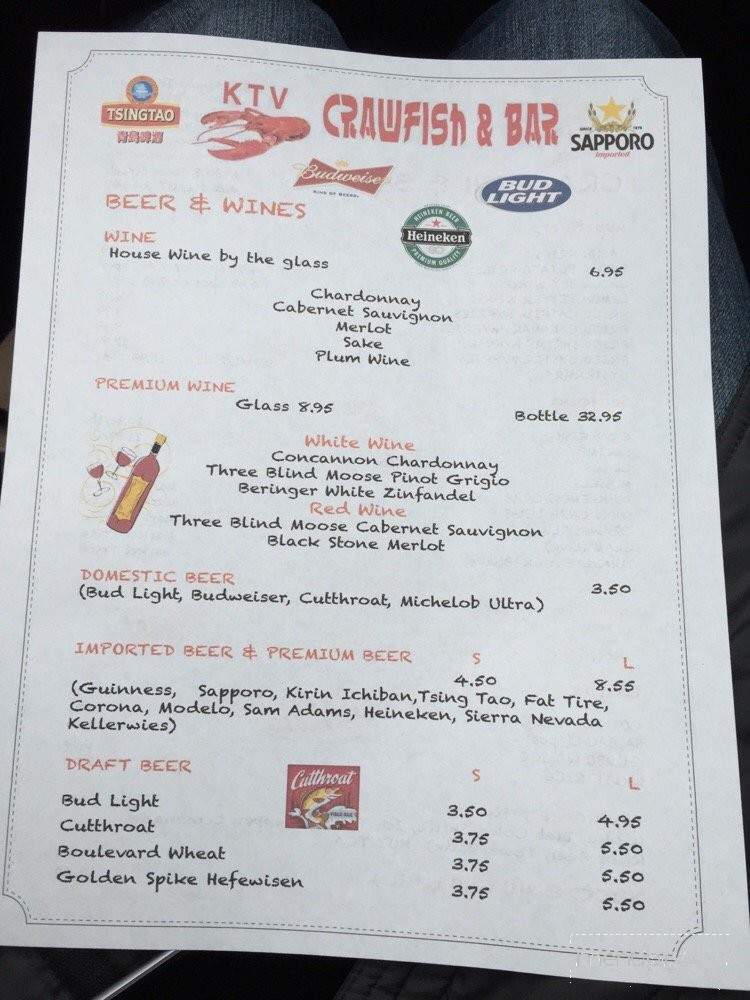 Ktv Crawfish & Bar - Midvale, UT menu_pic