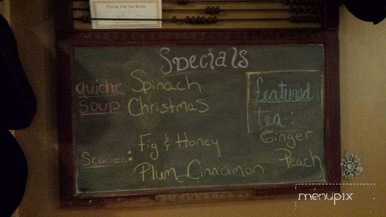 Flying Pig Tea Room - Milford, PA menu_pic