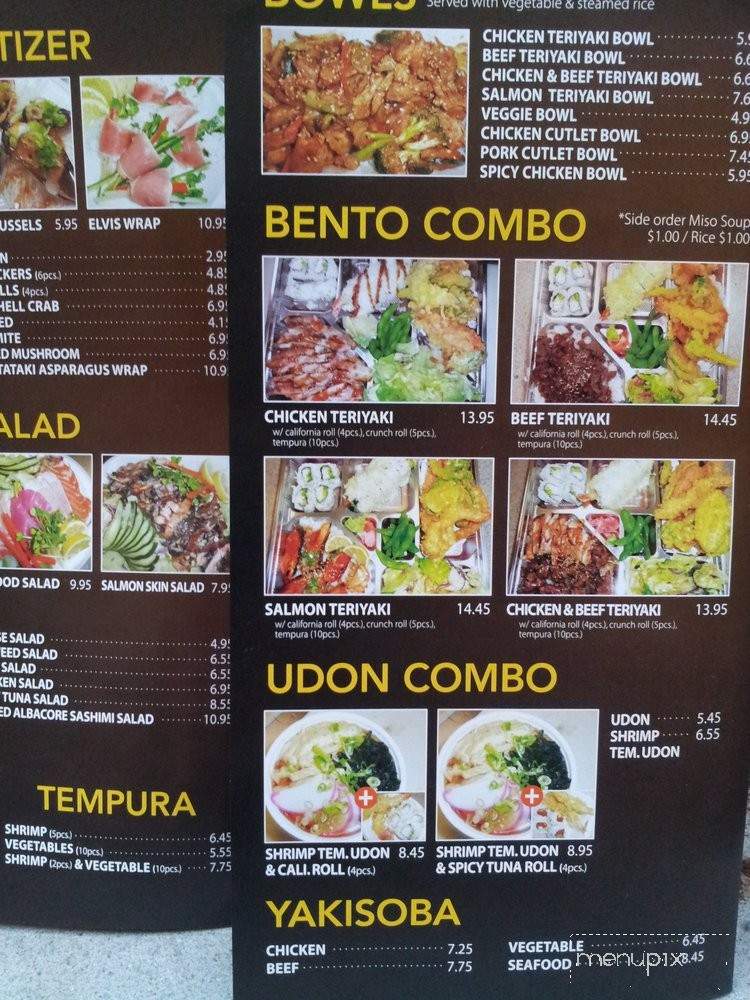 Sushi & Roll - Mission Viejo, CA menu_pic