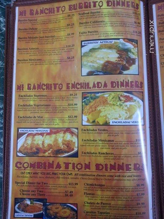 Mi Ranchito Mexican Restaurant - Moultrie, GA menu_pic