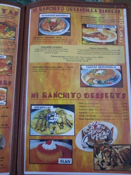 Mi Ranchito Mexican Restaurant - Moultrie, GA menu_pic