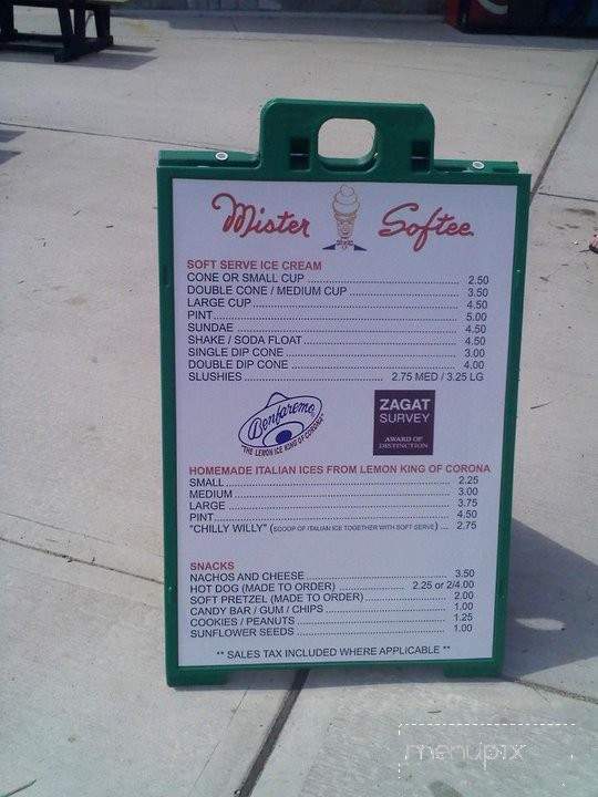 Softee on the Green - Mount Sinai, NY menu_pic