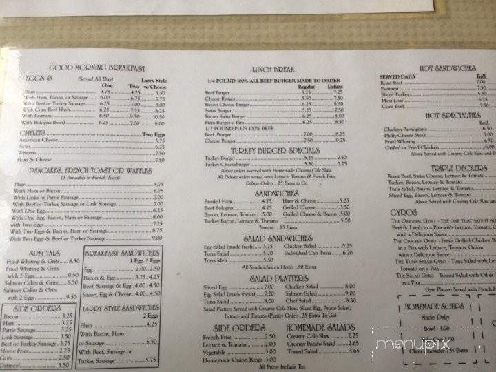 Sugar Bowl - Mount Vernon, NY menu_pic
