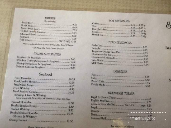 Sugar Bowl - Mount Vernon, NY menu_pic