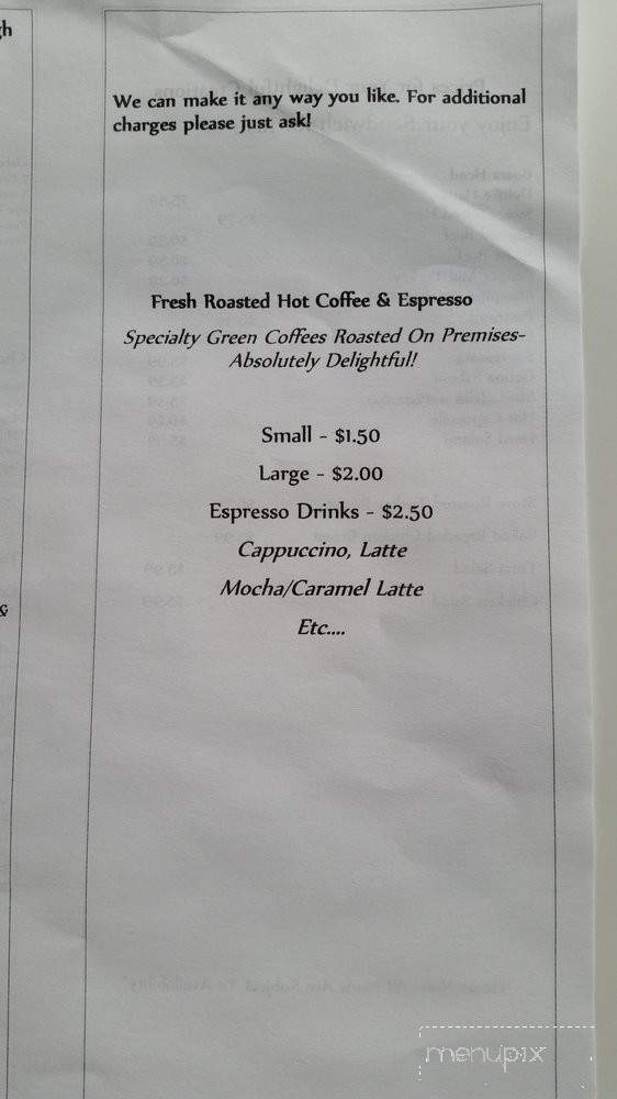 Flo's Deli - Mountain Top, PA menu_pic