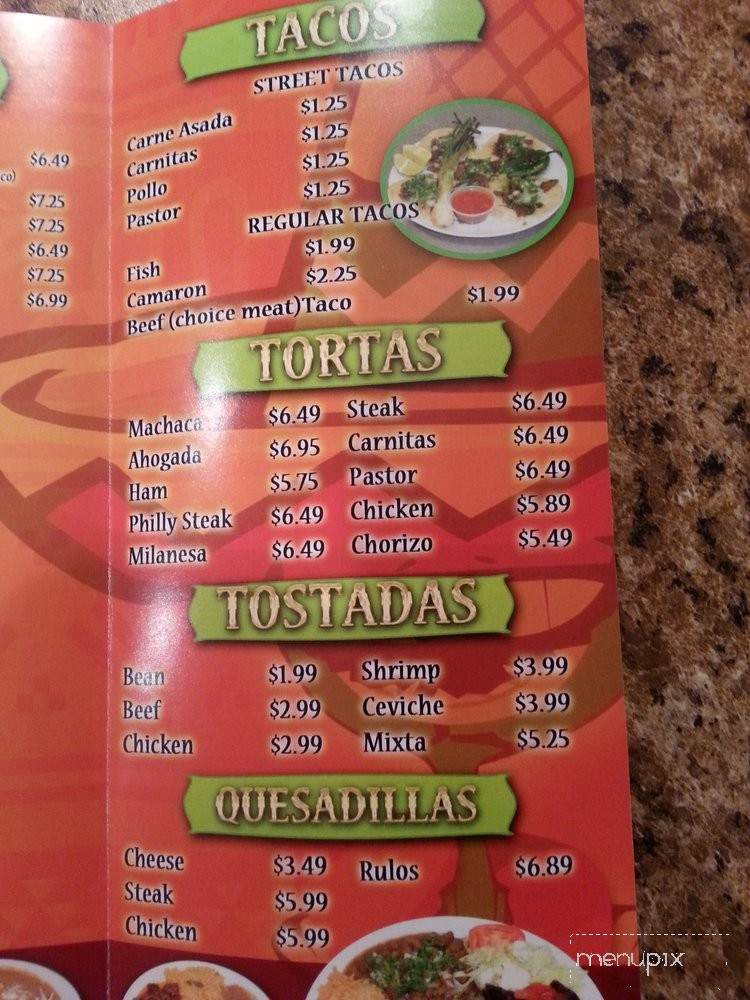 Rulos Mexican Food - Murray, UT menu_pic