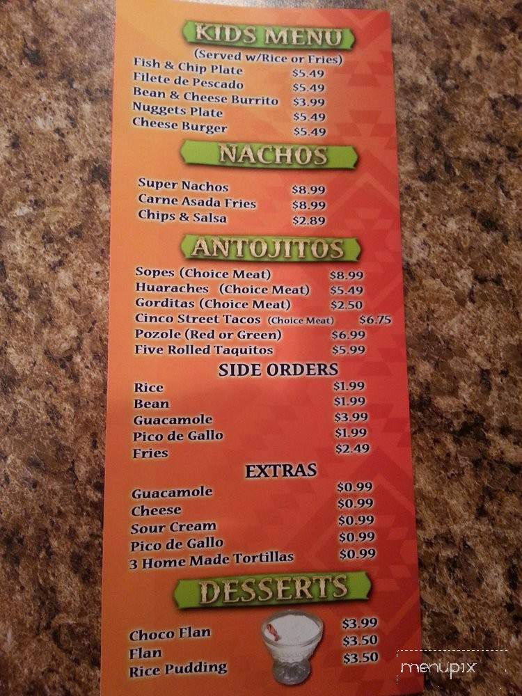 Rulos Mexican Food - Murray, UT menu_pic