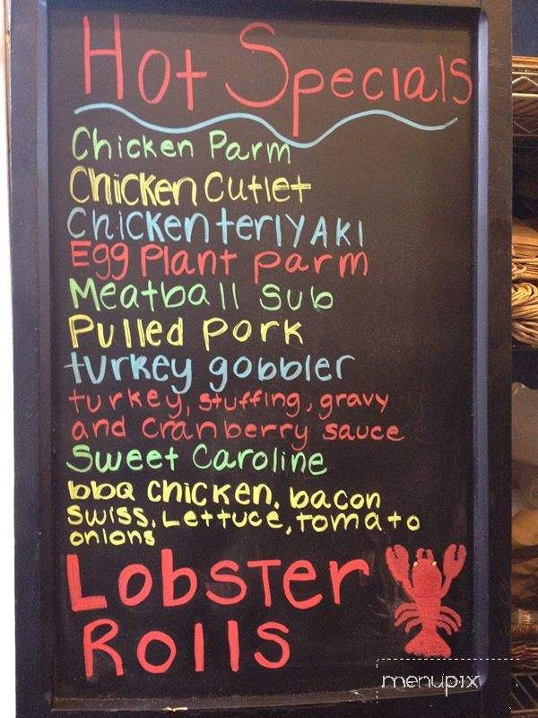 Walter's Deli - Nantucket, MA menu_pic