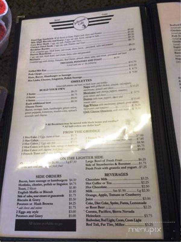 Jefferson Cafe - Napa, CA menu_pic