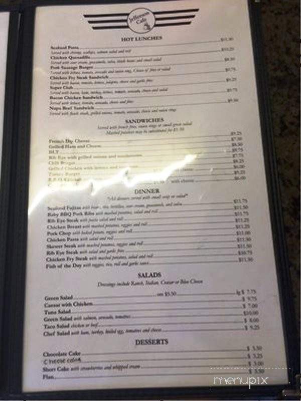 Jefferson Cafe - Napa, CA menu_pic
