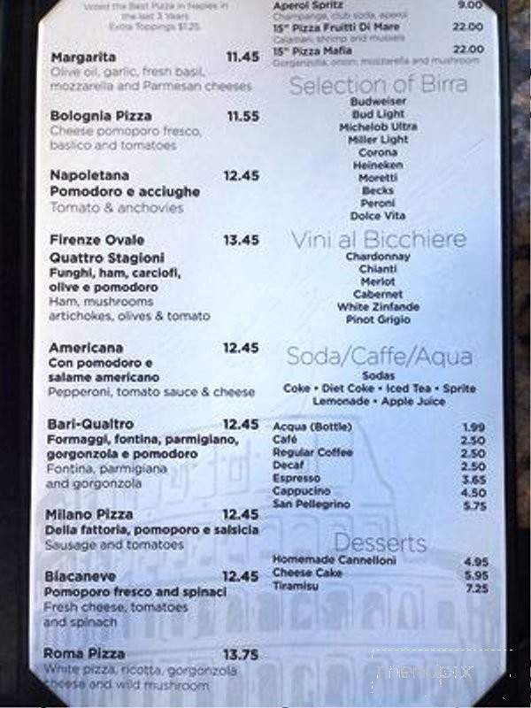 Roma Italian Bistro & Pizzeria - Naples, FL menu_pic
