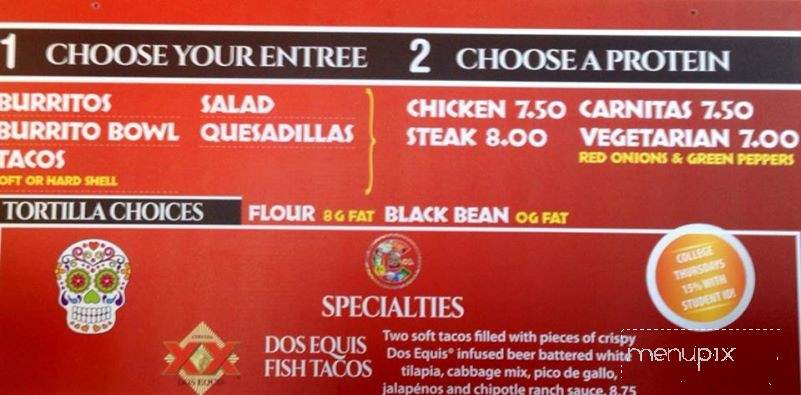 California Burrito - Nashua, NH menu_pic