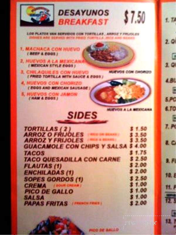Paisano's Mexican Restaurant - Nashua, NH menu_pic