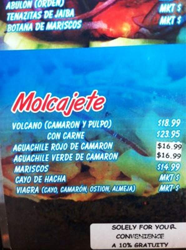 Rincon Del Mar - National City, CA menu_pic