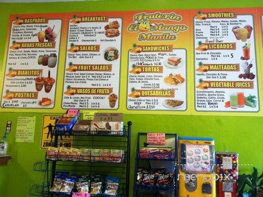 El Mango Manila - National City, CA menu_pic