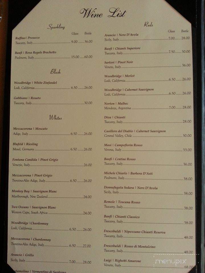 Portobello - New Bedford, MA menu_pic