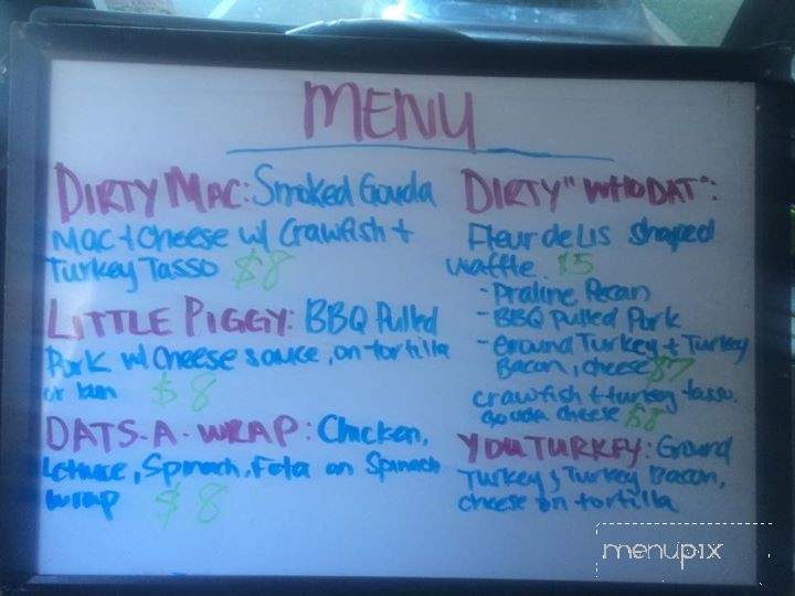 Dirty Dishes - New Orleans, LA menu_pic