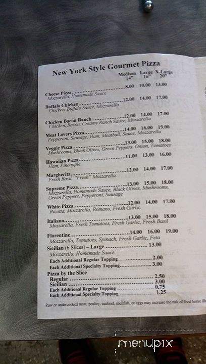 Just Good Pizza - New Port Richey, FL menu_pic