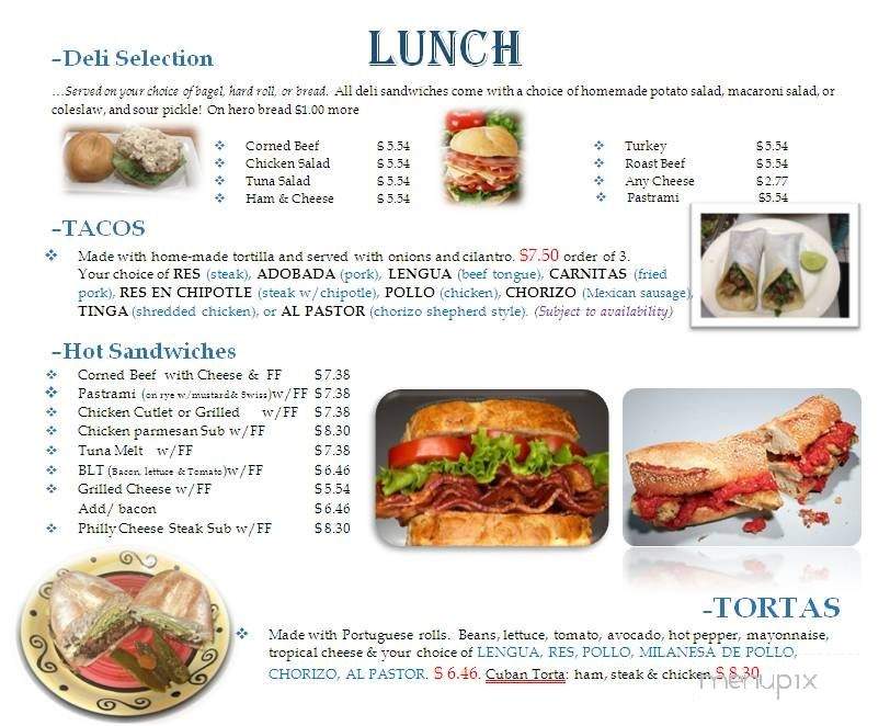 North Avenue Cafe - New Rochelle, NY menu_pic