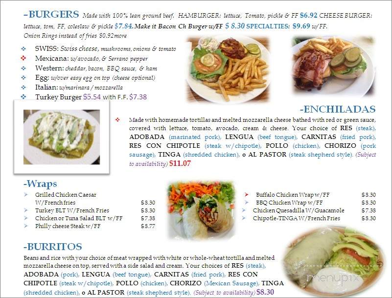 North Avenue Cafe - New Rochelle, NY menu_pic