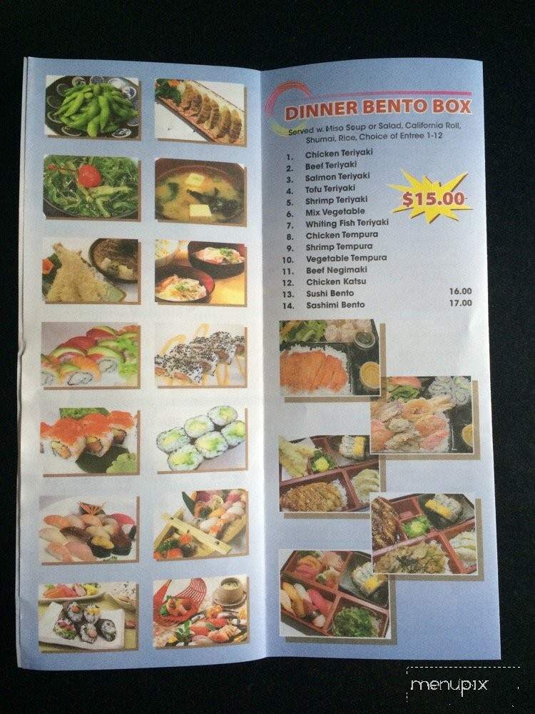 Geisha Sushi - New York, NY menu_pic