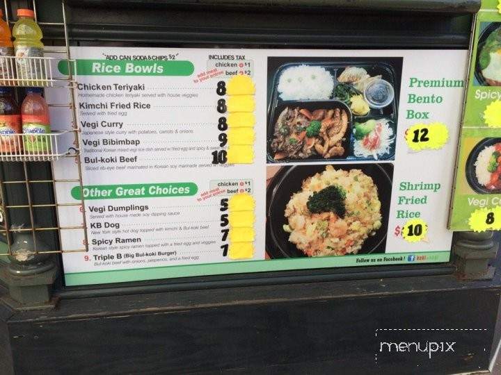 Koki & Vegi - New York, NY menu_pic