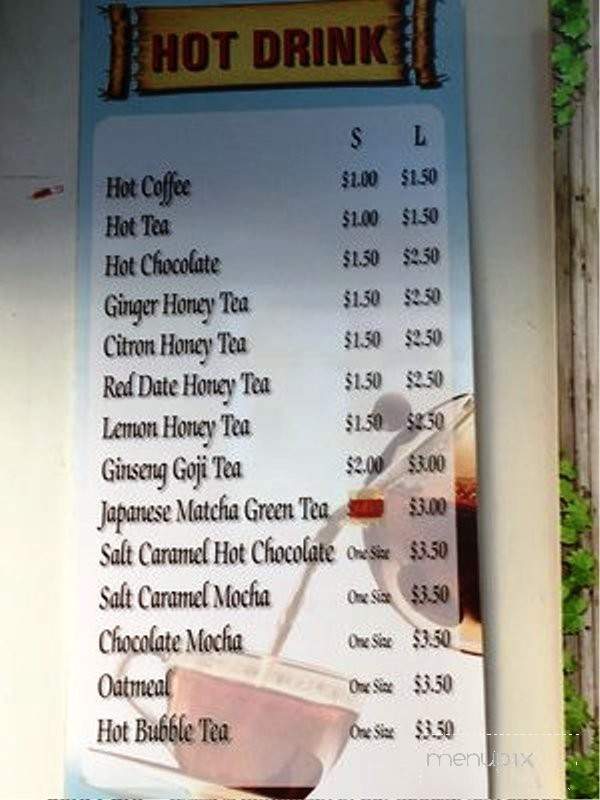 Hawa Smoothies & Bubble Tea - New York, NY menu_pic