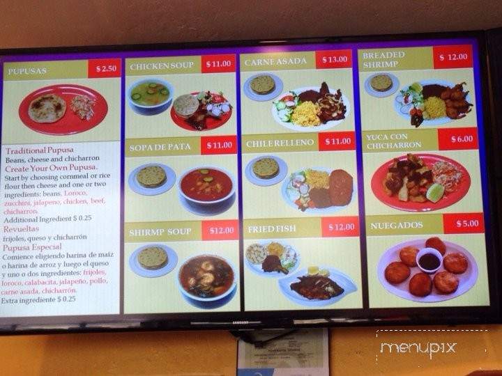 Pupuseria Y Taqueria Rosita - Newark, CA menu_pic
