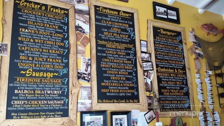 Crocker's - Newport Beach, CA menu_pic