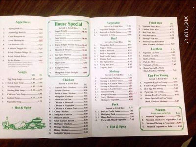Happy Cook - Norcross, GA menu_pic