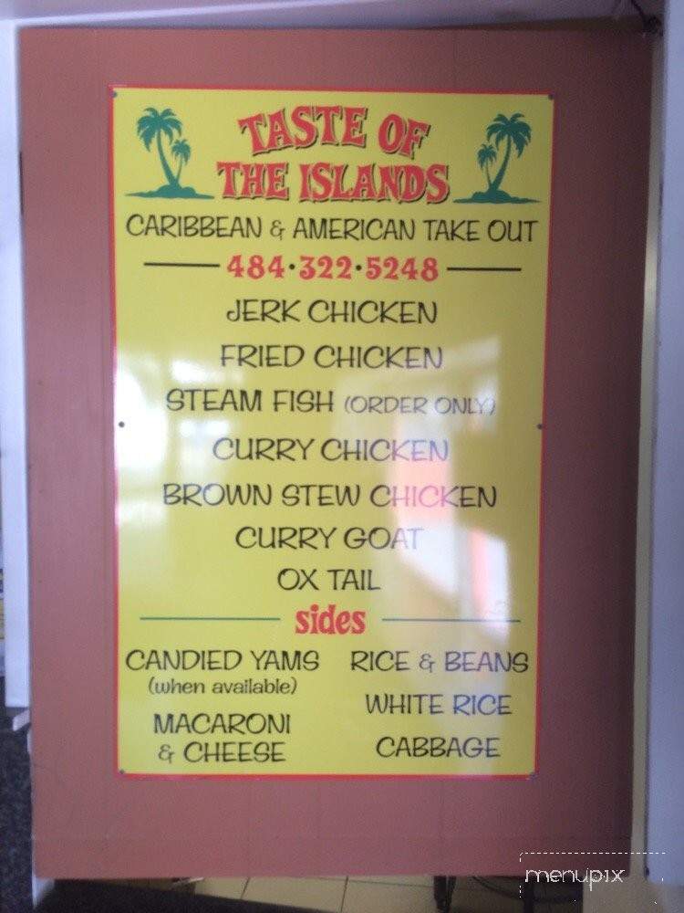 Taste of the Islands - Norristown, PA menu_pic