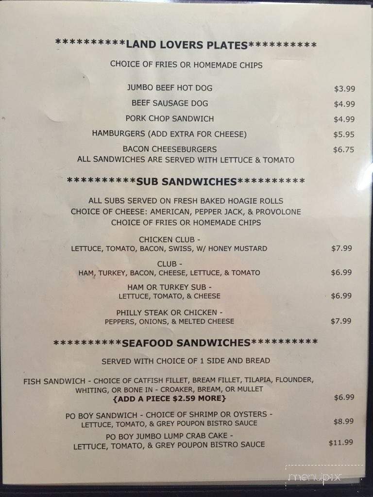 Deshawn's Seafood & Chicken - North Augusta, SC menu_pic