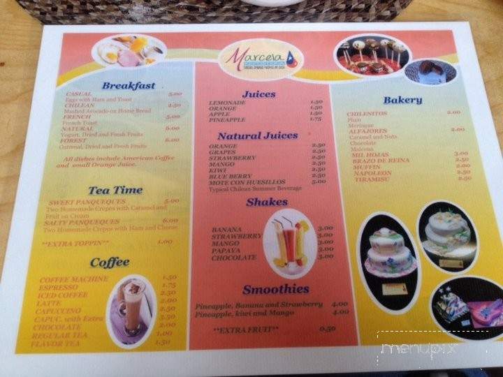 Marcela Reposteria - North Bergen, NJ menu_pic