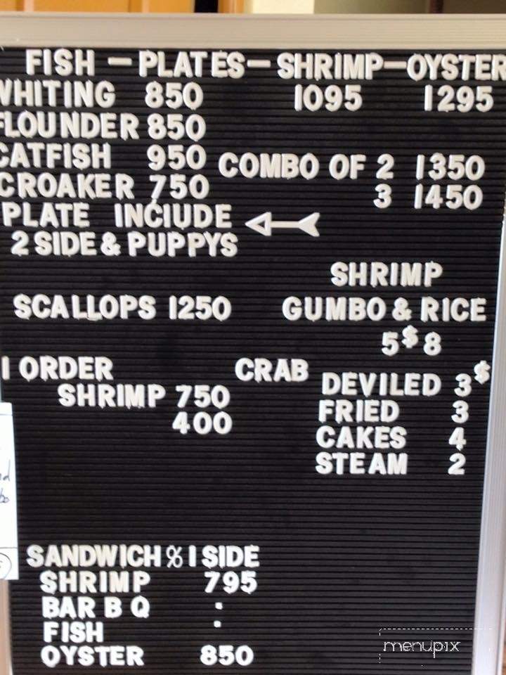 Fulford Fish - North Charleston, SC menu_pic