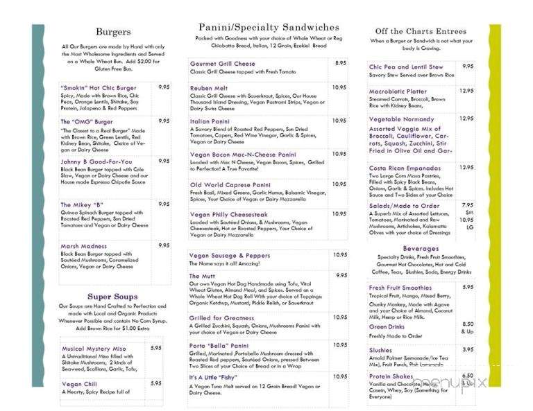 Musical Forest Cafe - North Haven, CT menu_pic