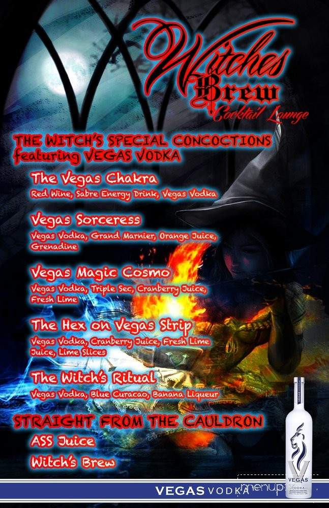 Witches Brew Cocktail Lounge - North Hills, CA menu_pic