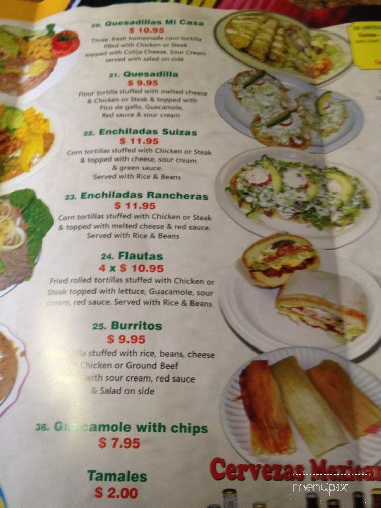 Mi Cass - Norwich, CT menu_pic