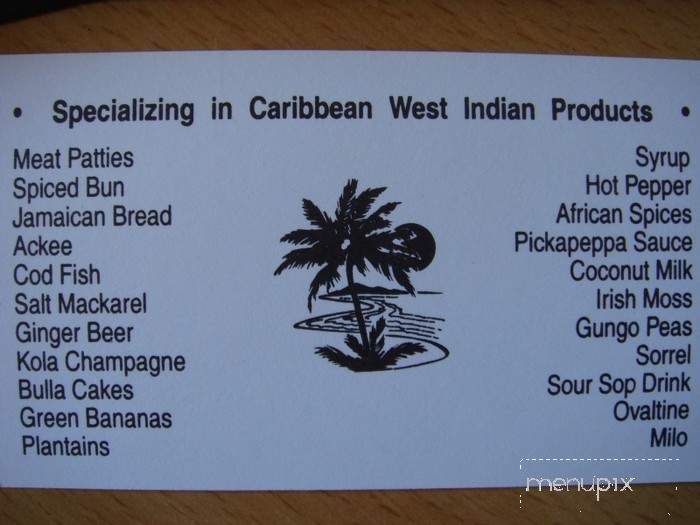 Art's Jamaican Market - Oakland, CA menu_pic