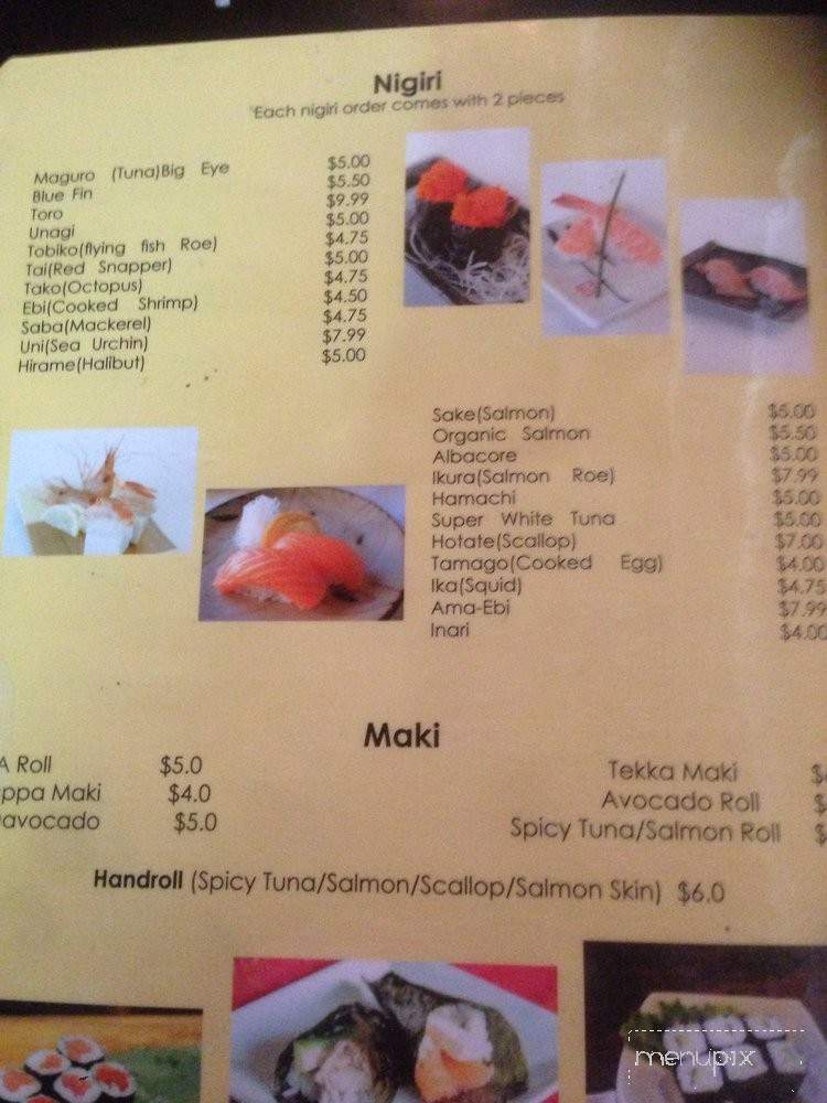 Shogun Japanese Sushi and Grill - Oakland, CA menu_pic
