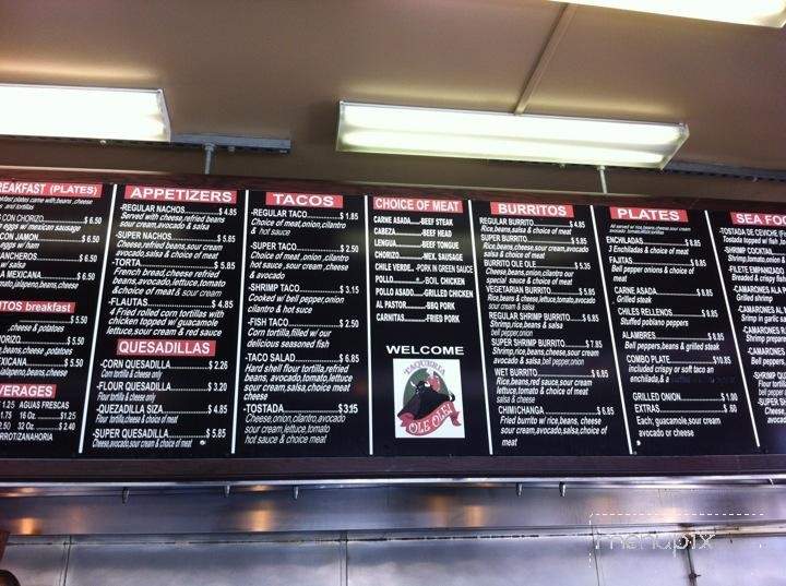 Burrito Express - Oakland, CA menu_pic