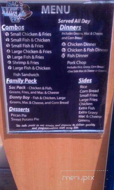 Sac's Magic Fry - Oceanside, CA menu_pic